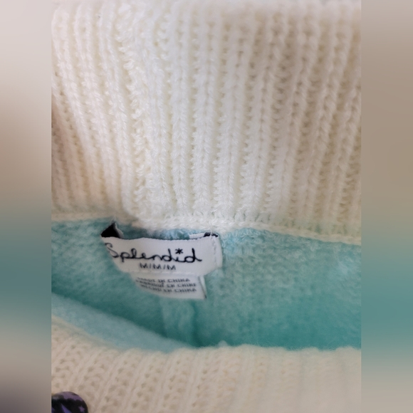 NWT Splendid Knit Lounge Set Blue - Picture 3 of 4